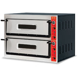 Italian Premium Electric Pizza &Amp; Bakery Oven Thermometer 2 Chambers Capacity 4 X 600x400mm Trays 230 V | Xts T22