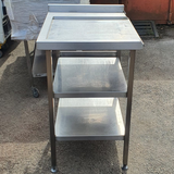 Commercial Working Table with 2 Shelf 75X60X93cm - Used