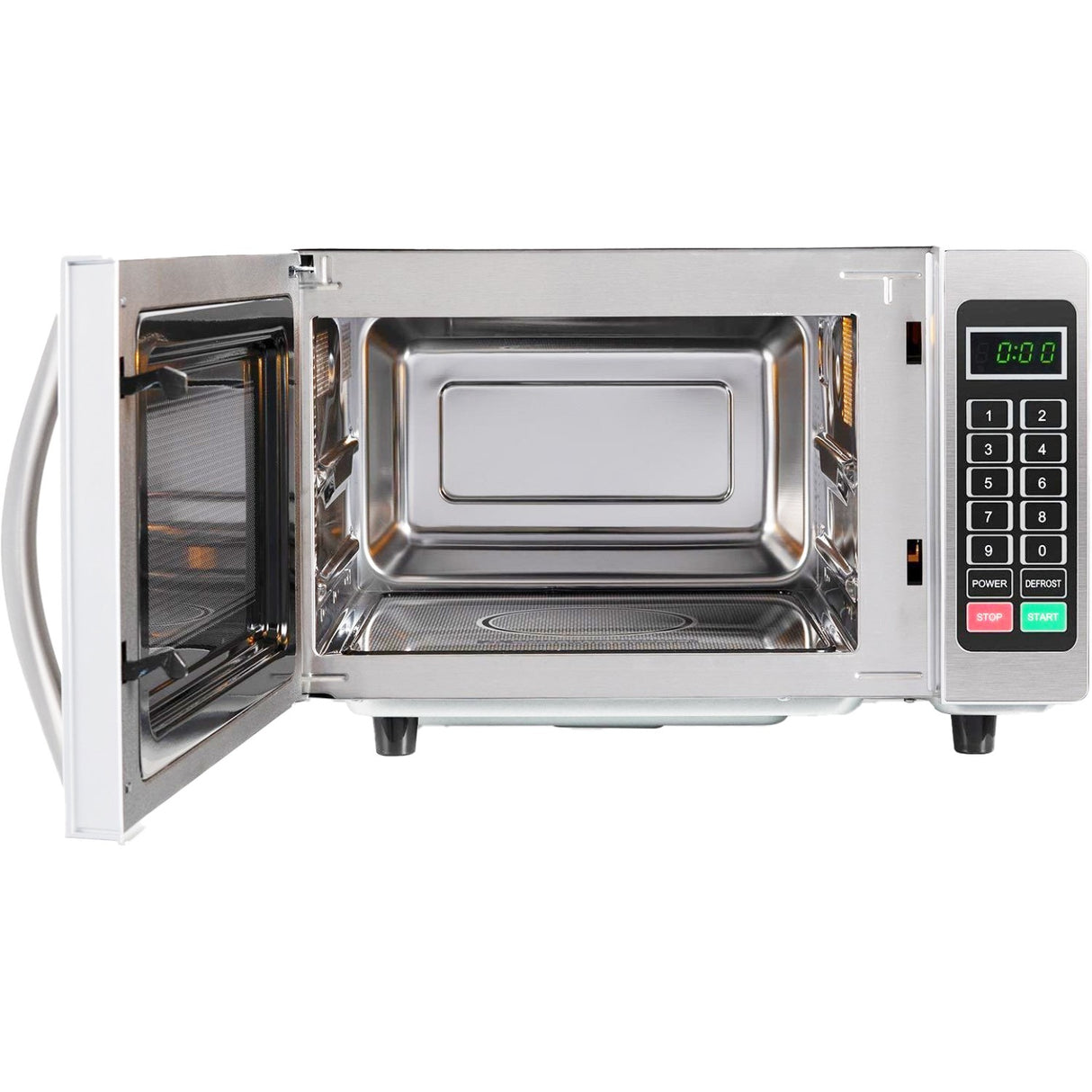 Flatbed Commercial Style Programmable Microwave Oven 25 Litres 1000 W 503x390x316mm | Tara88