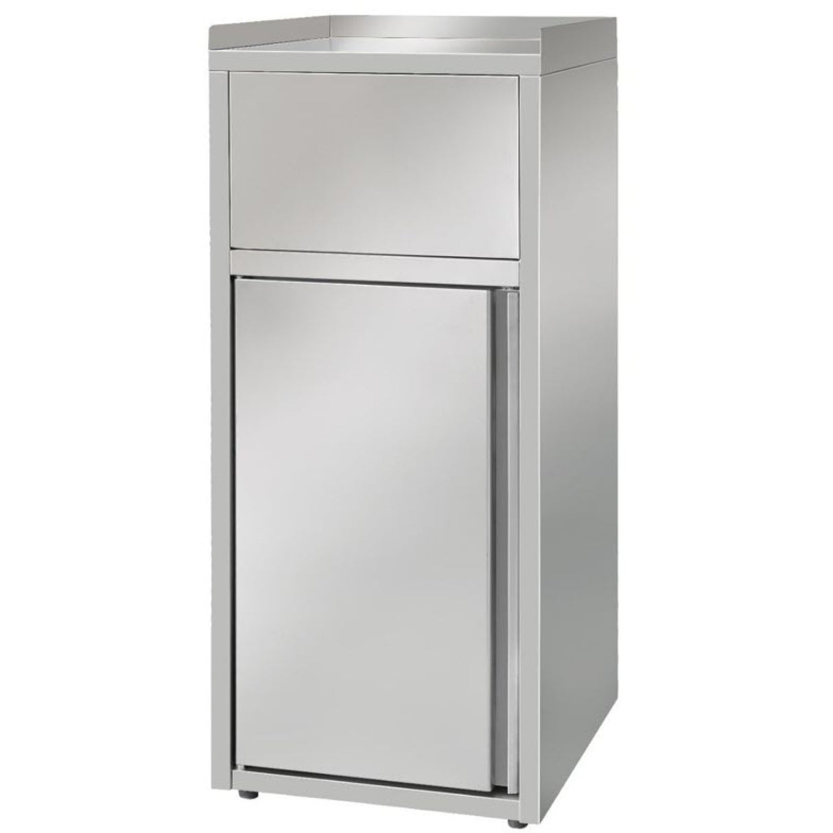 Commercial Waste Bin Cabinet Stainless Steel |  Aer55