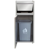 Commercial Waste Bin Cabinet Stainless Steel |  Aer55