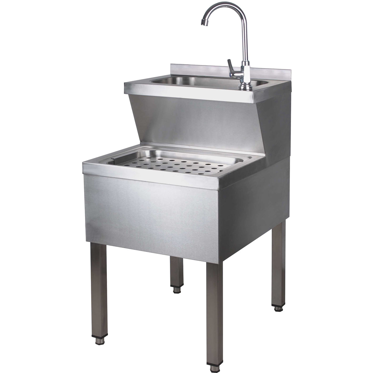 Janitorial Sink &Amp; Basin Stainless Steel Depth 700mm |  Thhwa57 K