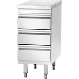 Commercial Drawer Cabinet Stainless Steel 3 Drawers Width 500mm Depth 700mm | Thss3 R57
