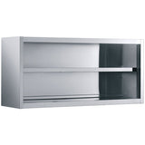 Wall Cabinet Open Stainless Steel Width 1400mm Depth 400mm | Thwor144