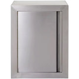 Wall Cabinet With Hinged Door Stainless Steel Width 600mm Depth 400mm |  Vwc64 D