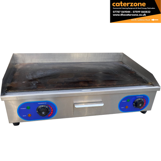 Table Top Electric Griddle Flat Top 73x48x23cm - Refurbished
