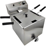 Commercial Pasta Boiler Electric 4 Baskets 12 Litres 3k W Drain Tap |  Vapc4