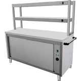 Commercial Bain Marie With 2 Layer Heated Gantry Warmer 1200x600x1500mm | Vmgn3 A2 H