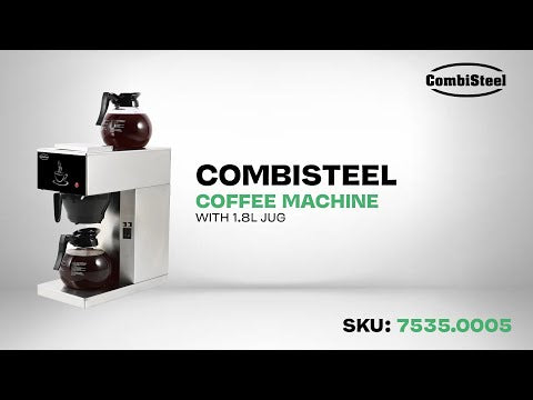 Combisteel Coffee Machine Incl. 1 Glass Coffee Jug 1.8 L