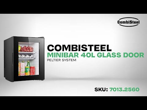 Combisteel Minibar 40 L Glass Door Peltier System