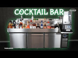 Combisteel Refrigerated Counter 3 Doors With Cocktail Bar Station