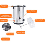 Commercial Double wall Coffee Urn with Boil-dry protection 25 litres 1.6kW |  VICWBQ25