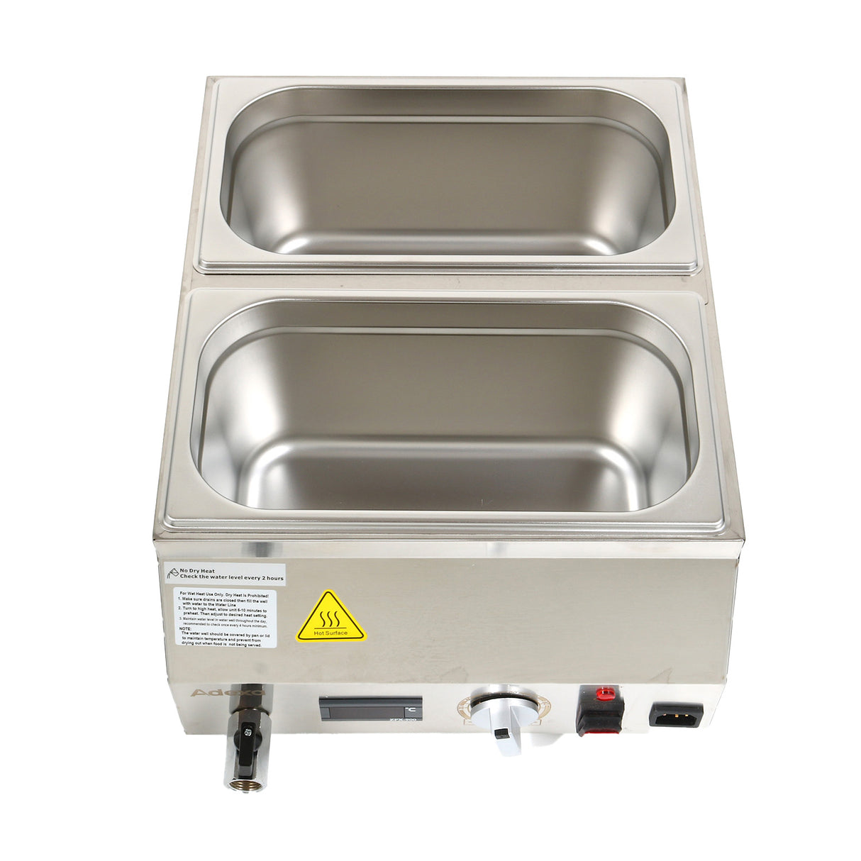 Commercial Chocolate Melter Chocolate Tempering Machine 2x Gn1/3 | Wh7012