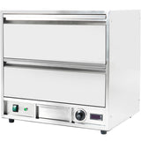 Commercial Food Warmer 2 Drawers Gn1/1 |  Whbwd02