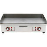 Commercial Griddle Smooth 728x393mm 2 Zones 4.4k W Electric |  Wheg820 Af