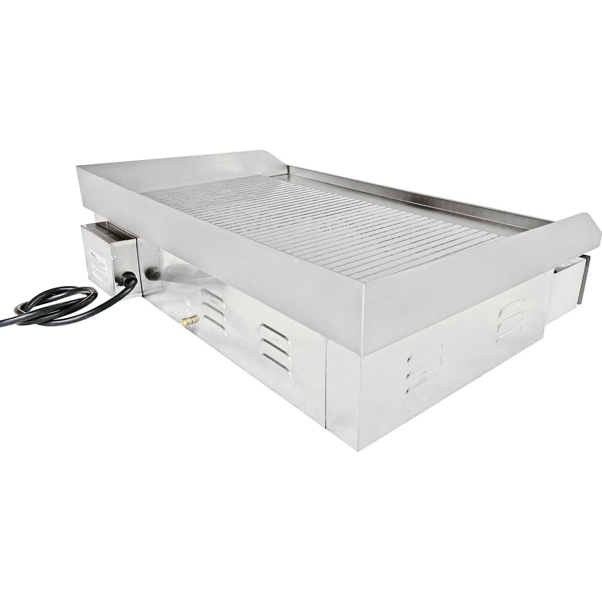 Commercial Griddle Ribbed 728x393mm 2 Zones 4.4k W Electric | Wheg820 Ar