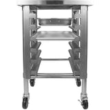 Commercial Mobile Equipment Stand With 6 Tier Tray Rack Gn1/1 Marine Edges 600x600x900mm | Whmtr6060 C