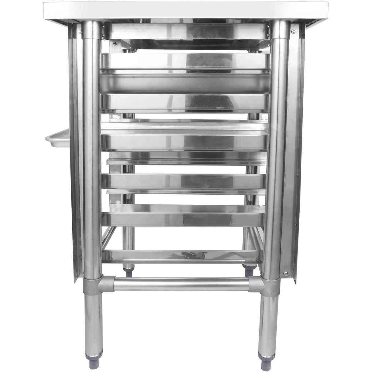 Commercial Equipment Stand With 6 Tier Tray Rack Gn1/1 Marine Edges 600x700x900mm |  Whmtr7060
