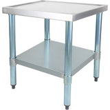 Stainless Steel Commercial Equipment Stand With Galvanised Undershelf &Amp; Marine Edges 800x700x600mm |  Whmt7080