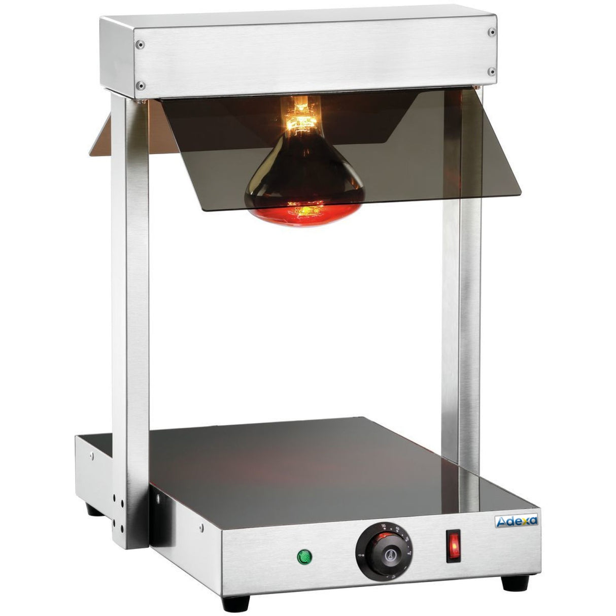 Buffet Food Warmer With Gantry Stainless Steel 1 Infrared Lamp Sneeze Guards 1x Gn1/1 |  Wm1 F