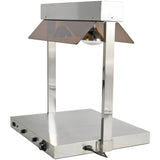 Buffet Food Warmer With Gantry Stainless Steel 2 Infrared Lamps Sneeze Guards 2x Gn1/1 |  Wm2 Fxx