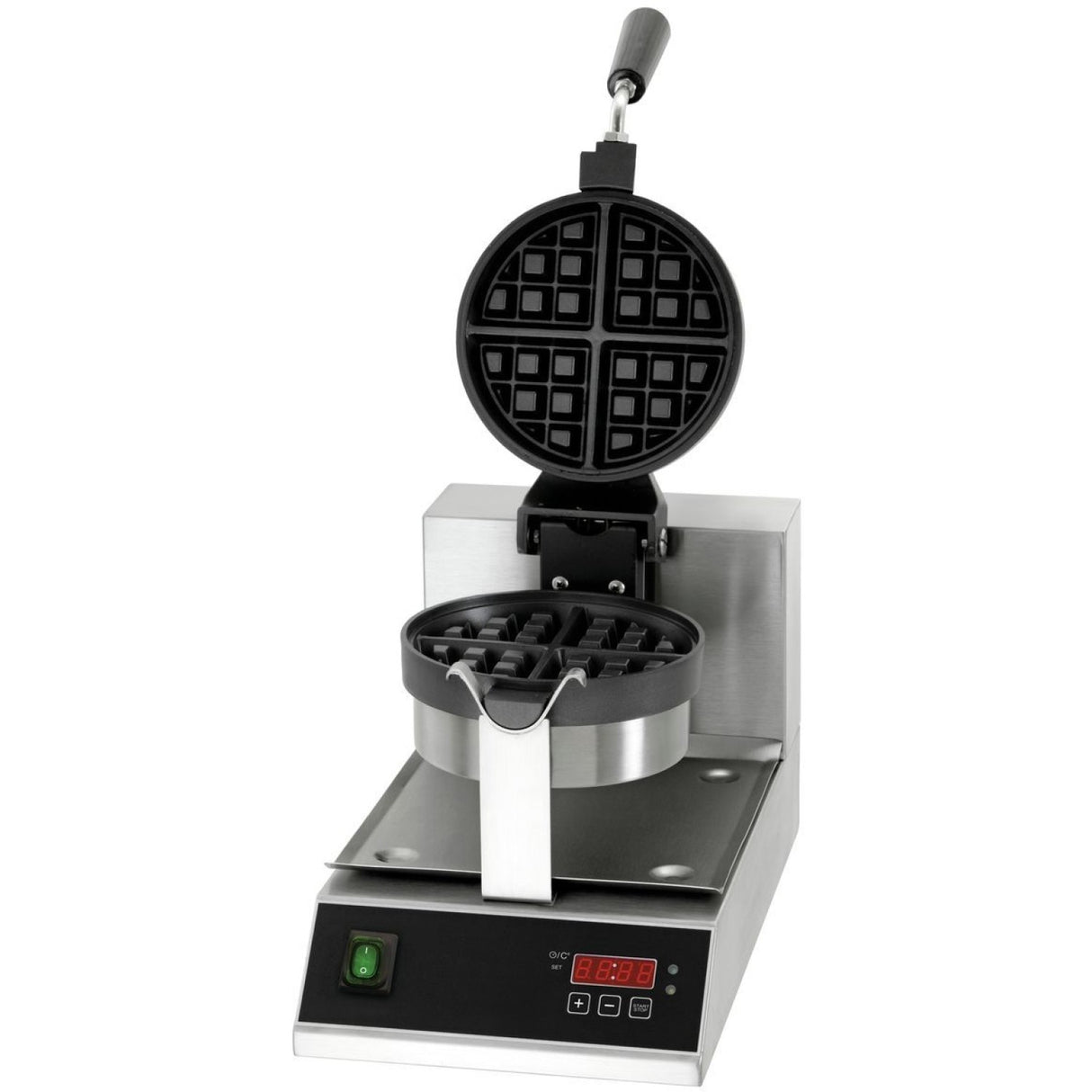 Commercial Premium Waffle Maker Round Digital Control Single |  Wb03 D