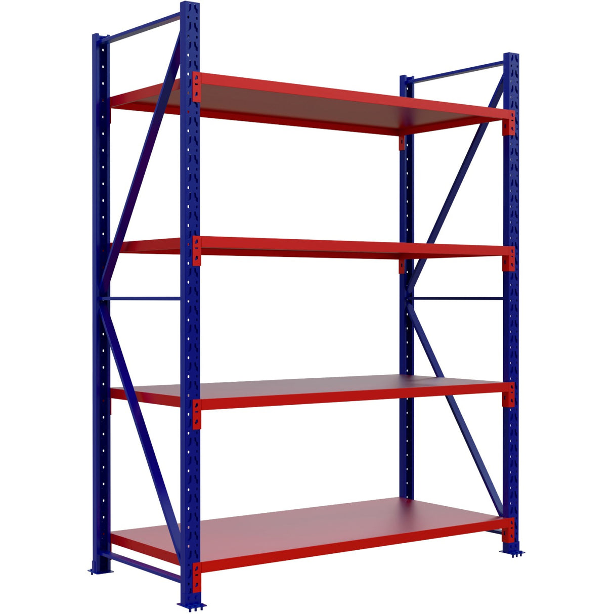 Wide Span Warehouse Racking Starter Unit 1800x800x2400mm 4 Shelves |  Wr0318080240 Start