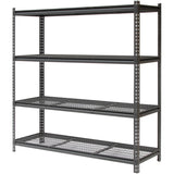 Professional Heavy Duty Wire Shelving Unit 2000x600x1830mm 4 Shelves Black |  Fuji402