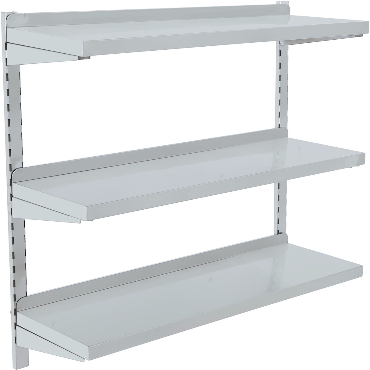 Wall Shelf 3 Levels 1200x300x900mm Stainless Steel |  Wswb12030