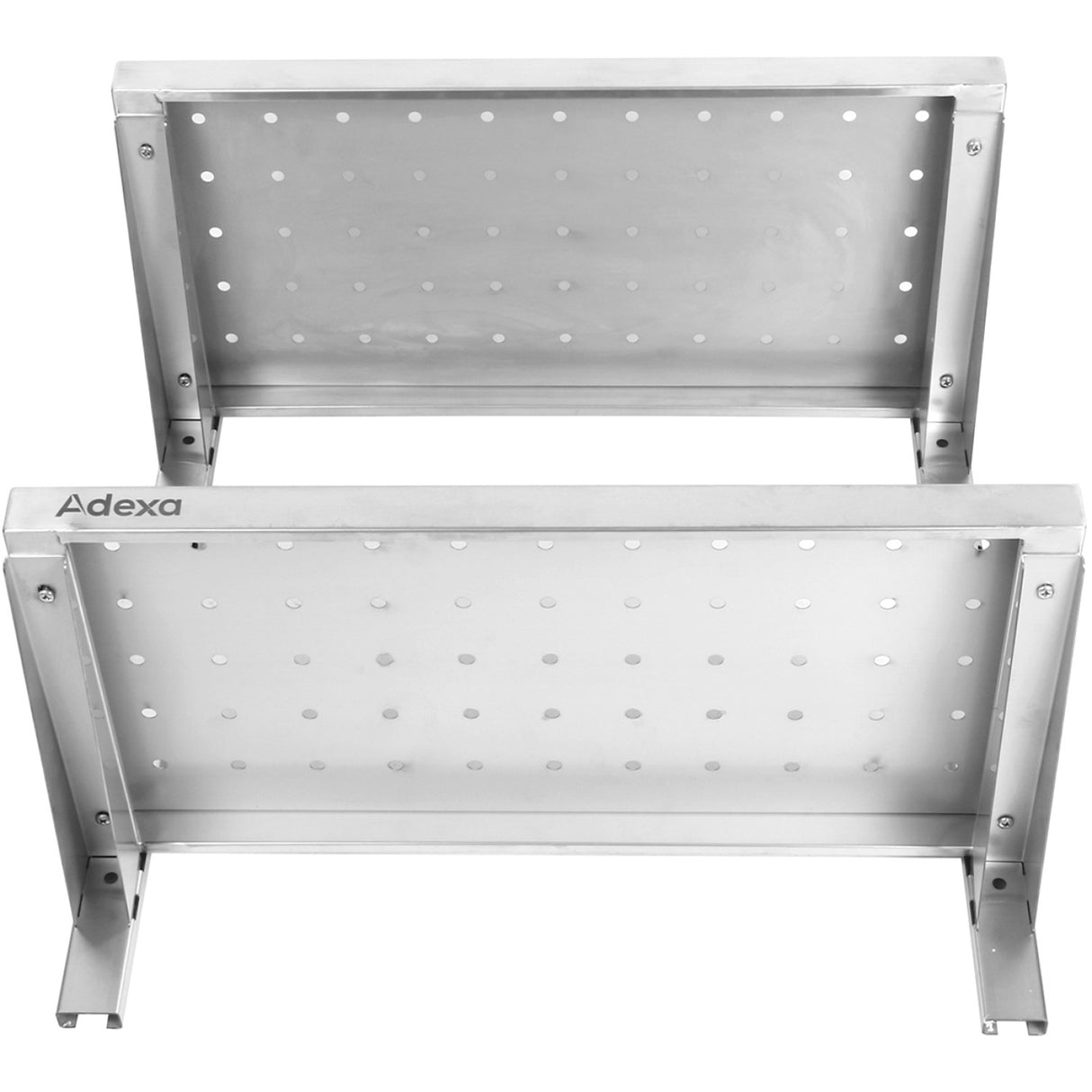 Wall Shelf Perforated 2 Tiers Stainless Steel 1200x400x600mm |  Wswb40120 P