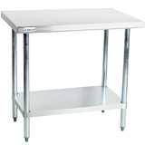 Commercial Work table Stainless steel Bottom shelf 600x600x900mm |  WTG600X600