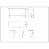 Commercial Stainless Steel Work Table Upstand 1800x600x900mm |  Wt60180 Gb