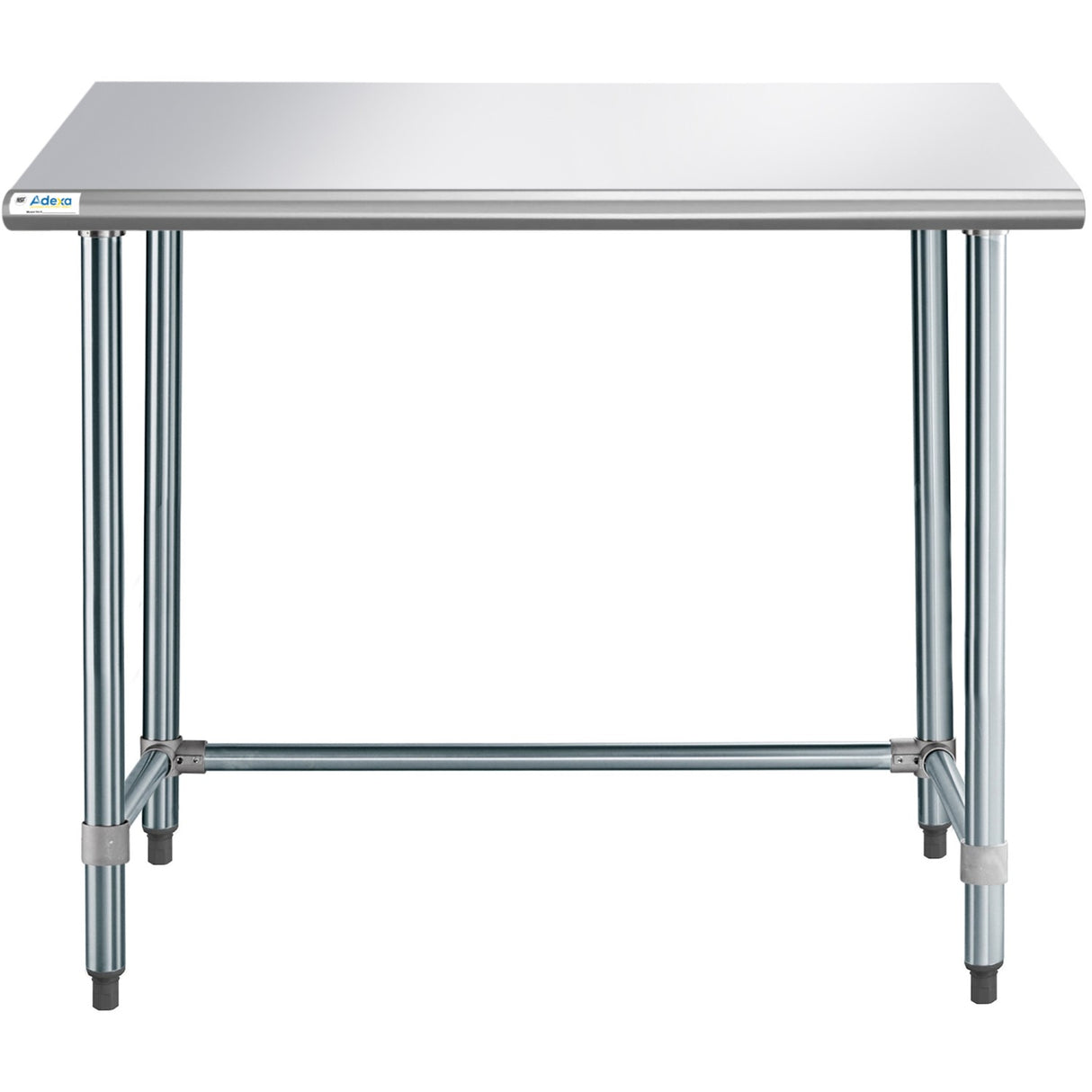 Commercial Work Table Stainless Steel No Bottom Shelf 1220x760x900mm | Wtgob3048418