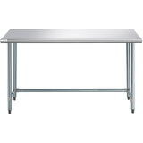 Commercial Work Table Stainless Steel No Bottom Shelf 1830x760x900mm | Wtgob3072418