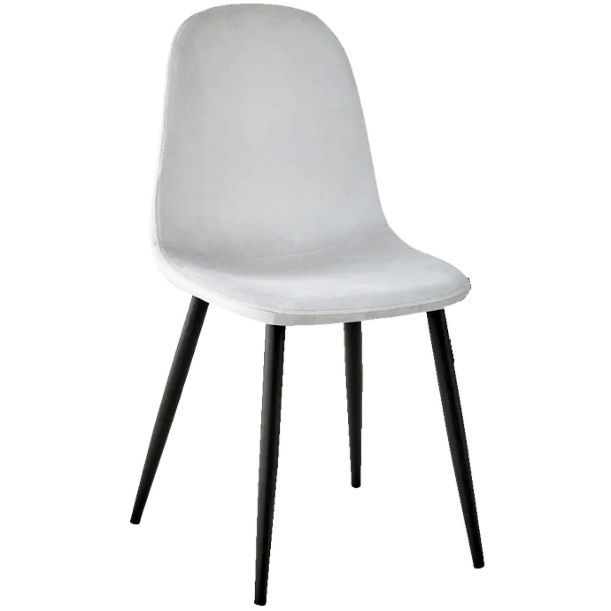 Velvet Dining Chair Light Grey |  Ww088 Lightgrey