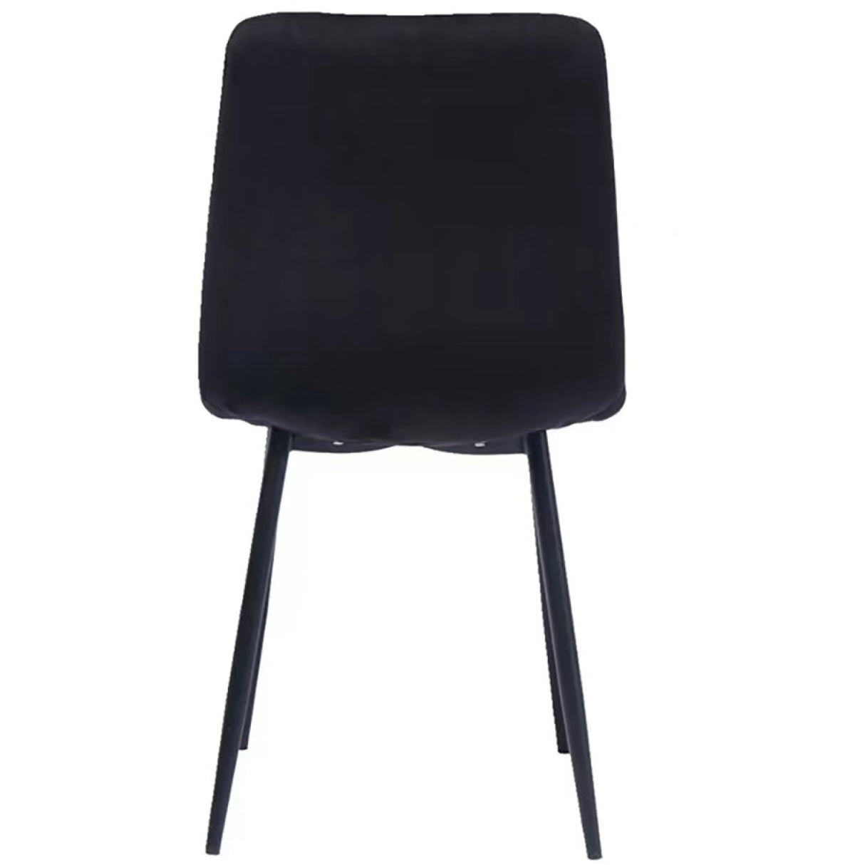 Velvet Dining Chair Black |  Ww101