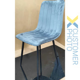 Velvet Dining Chair Dark Grey |  Ww101 Darkgrey