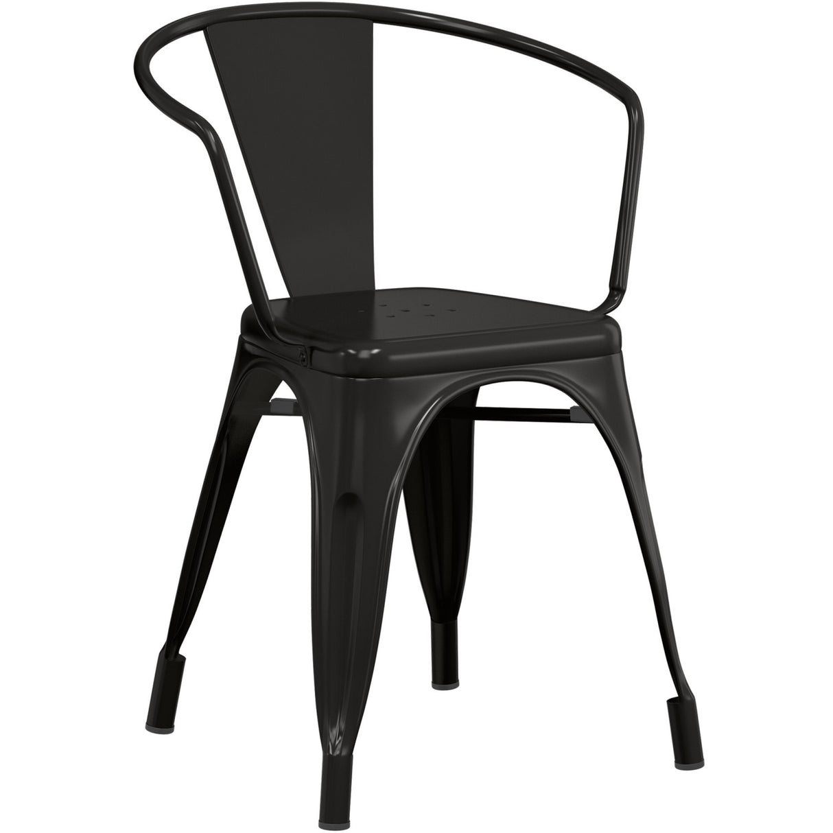 Bistro Dining Chair Steel Black Indoors |  Ww167 B