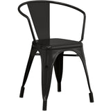 Bistro Dining Chair Steel Black Indoors |  Ww167 B