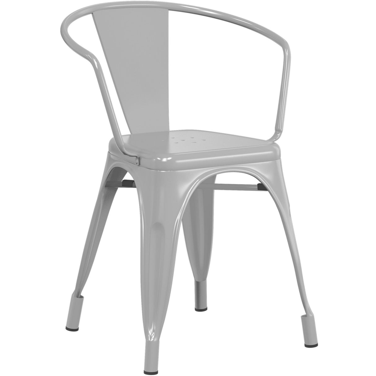 Bistro Dining Chair Steel Grey Indoors |  WW167G