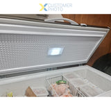 Chest Freezer Stainless Steel Lid 512 Litres |  Xf512 Ja