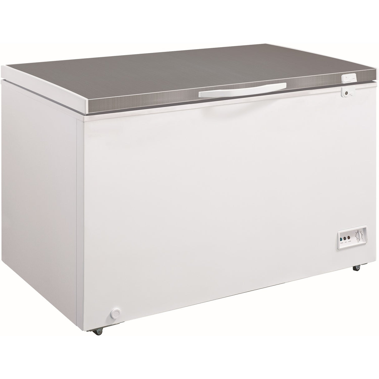 Commercial Chest Freezer 397 Litres Solid Stainless Steel Lid |  Bd400 Ss