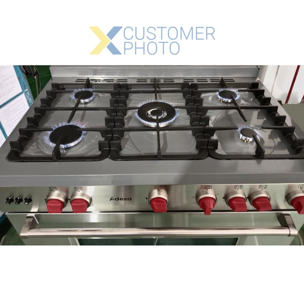 Professional Gas range Oven 7kW with 5 burners 11.4kW |  Y95ND