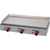 Premium Commercial Gas Griddle Smooth plate 3 burners 9.3kW Countertop |  YGPL1000