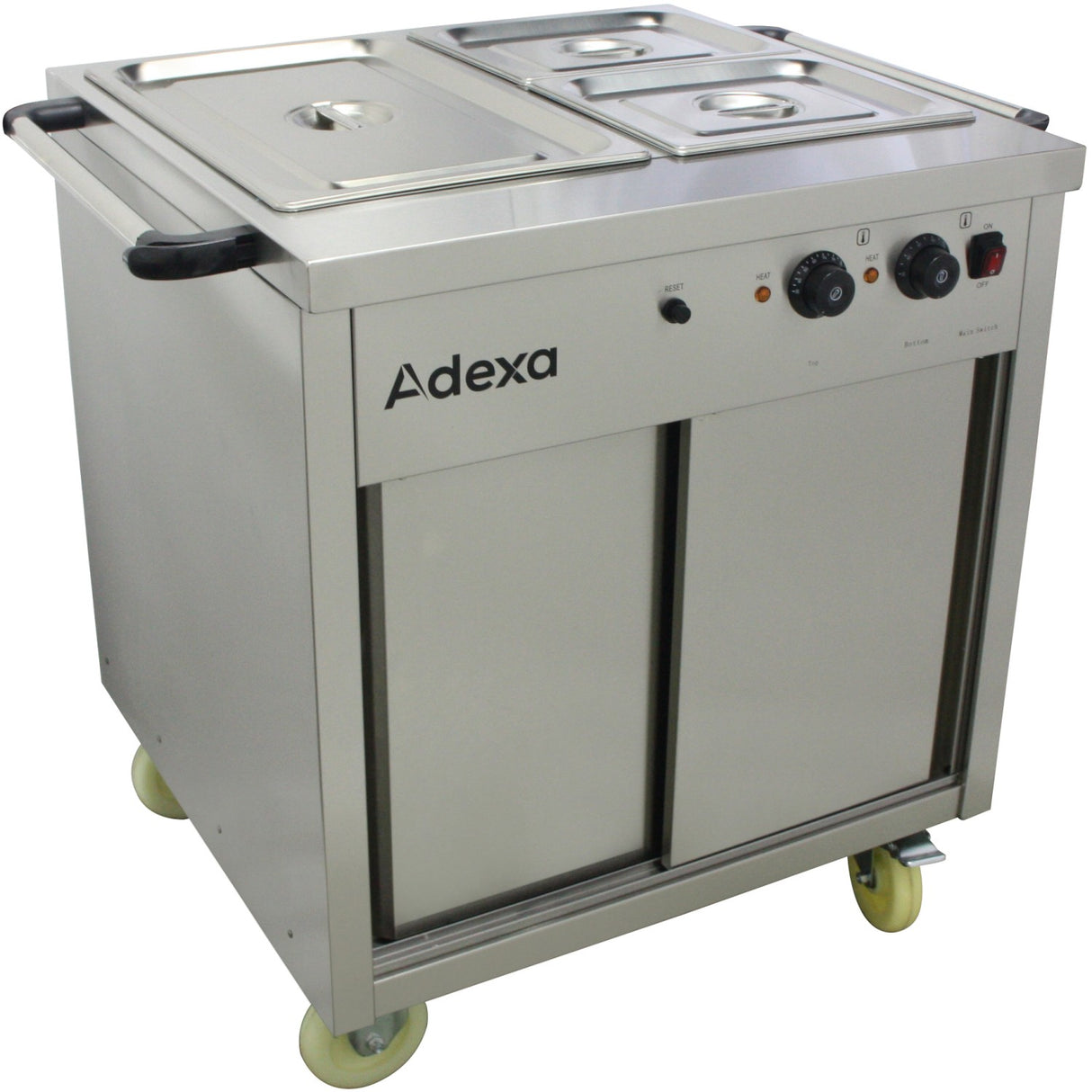 Mobile Bain Marie Top Hot Cupboard 750mm | Hxyh2 W1
