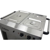 Mobile Bain Marie Top Hot Cupboard 750mm |  Yh2 W1