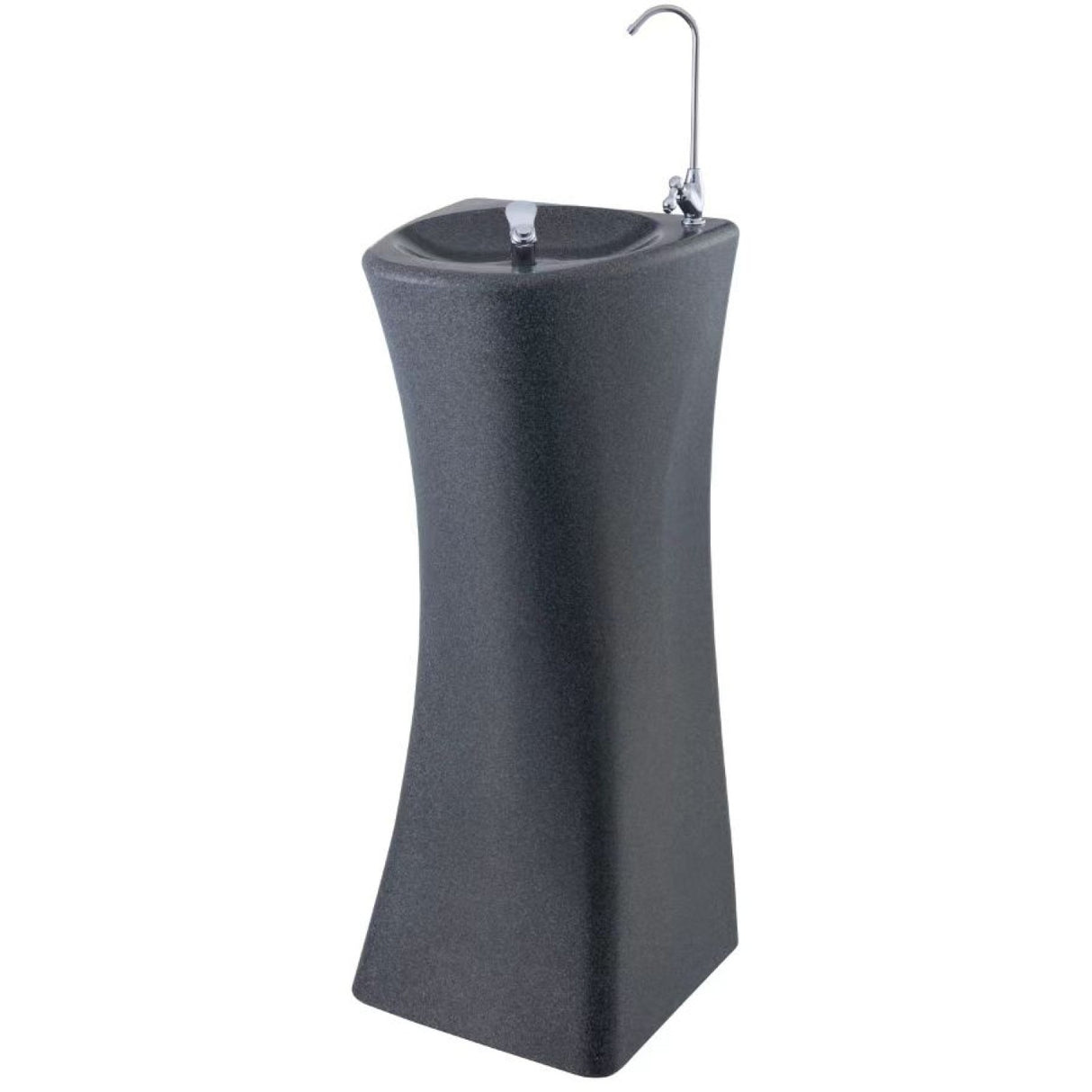 Commercial Drinking Water Fountain With Drinking Tap And Bottle Tap Black |  Yl600 P