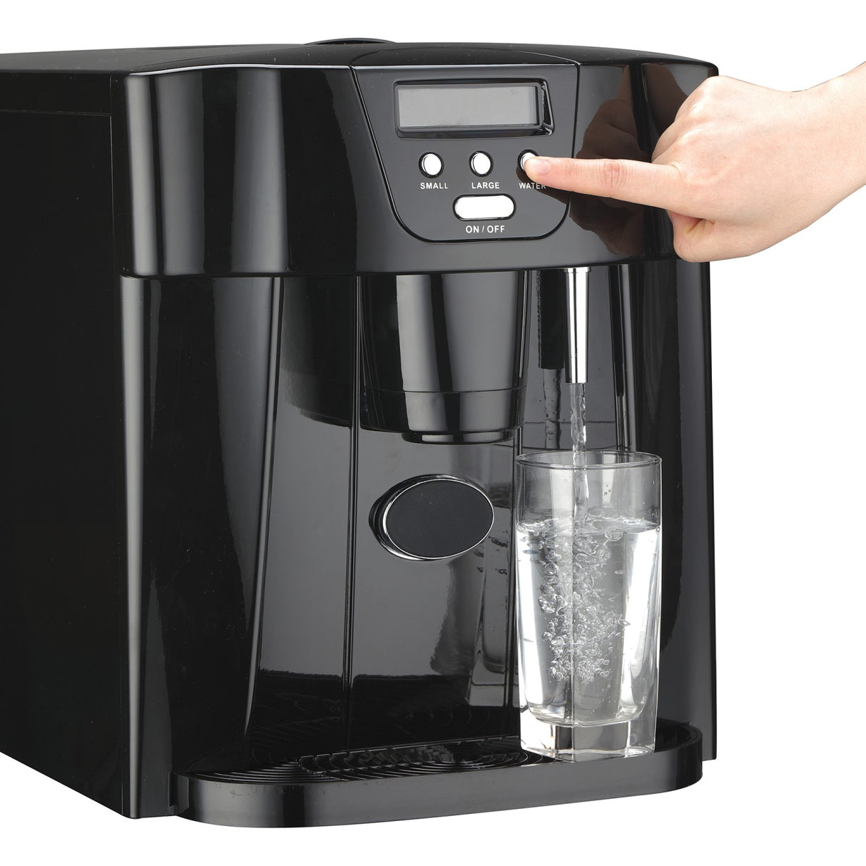 2 In 1 Ice Maker &Amp; Cold Water Dispenser Countertop 12kg/24h 0.6kg Bin |  Zb10 B
