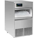 Commercial Bullet Ice Machine 80kg/24h 25kg Bin 500x610x893mm |  Zb80 A