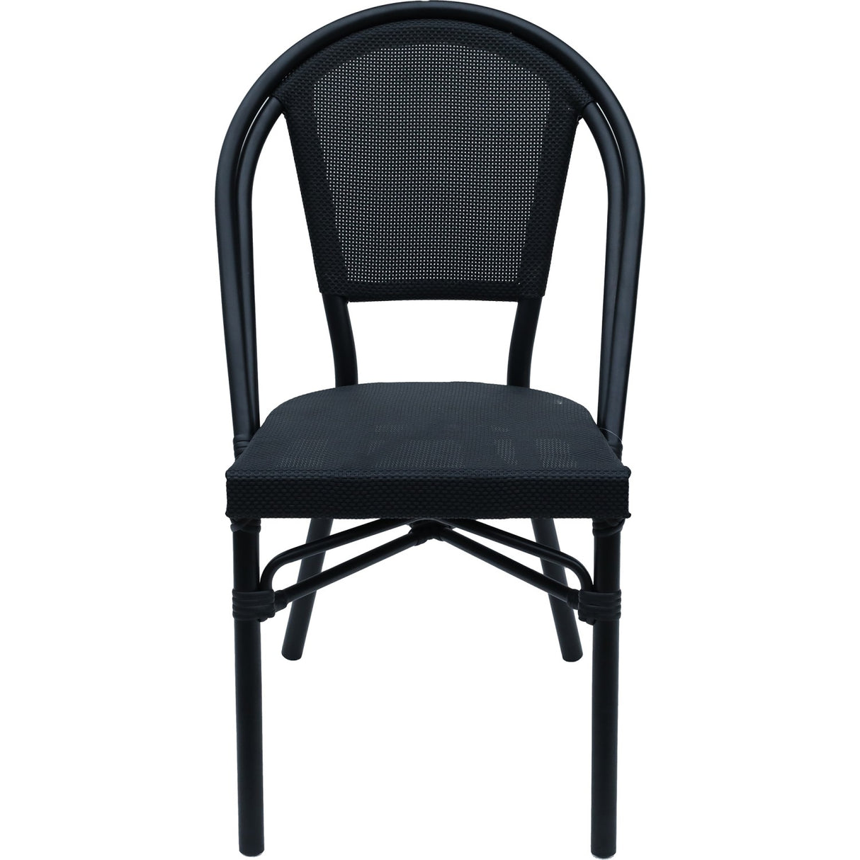 Bistro Teslin Chair Aluminium Black |  Zf3006 Cblack